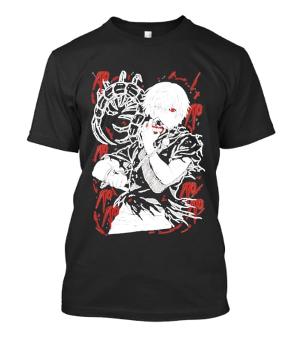 Tokyo Ghoul Kaneki Ken Red Kagune Anime Streetwear T-Shirt