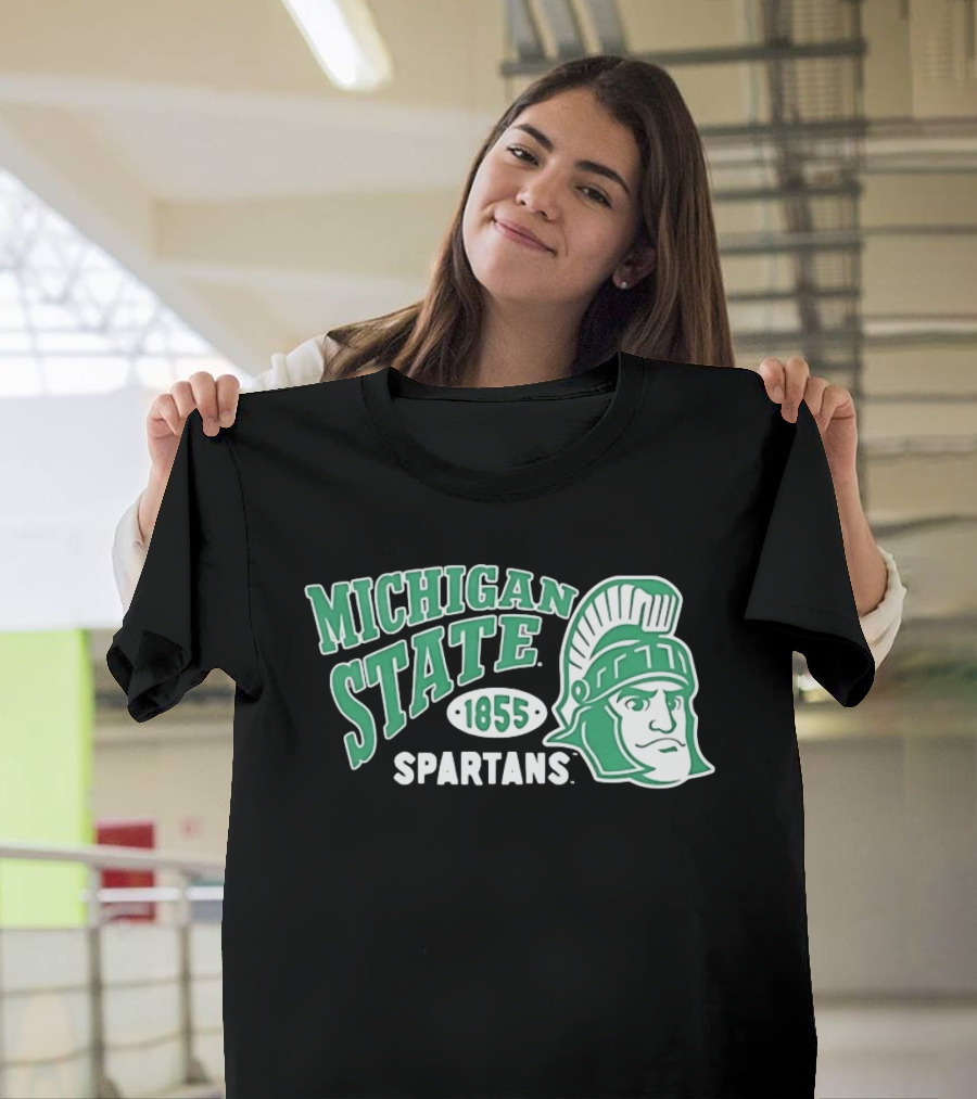 Michigan State Spartans 1855 NCAA College Sports MSU T-Shirt