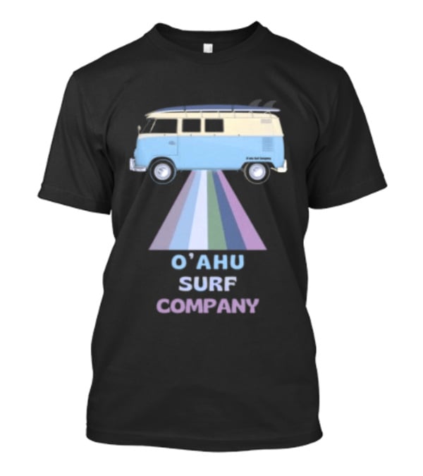 Oahu Surf Company Vintage Surf Bus Hawaiian Islands T-Shirt