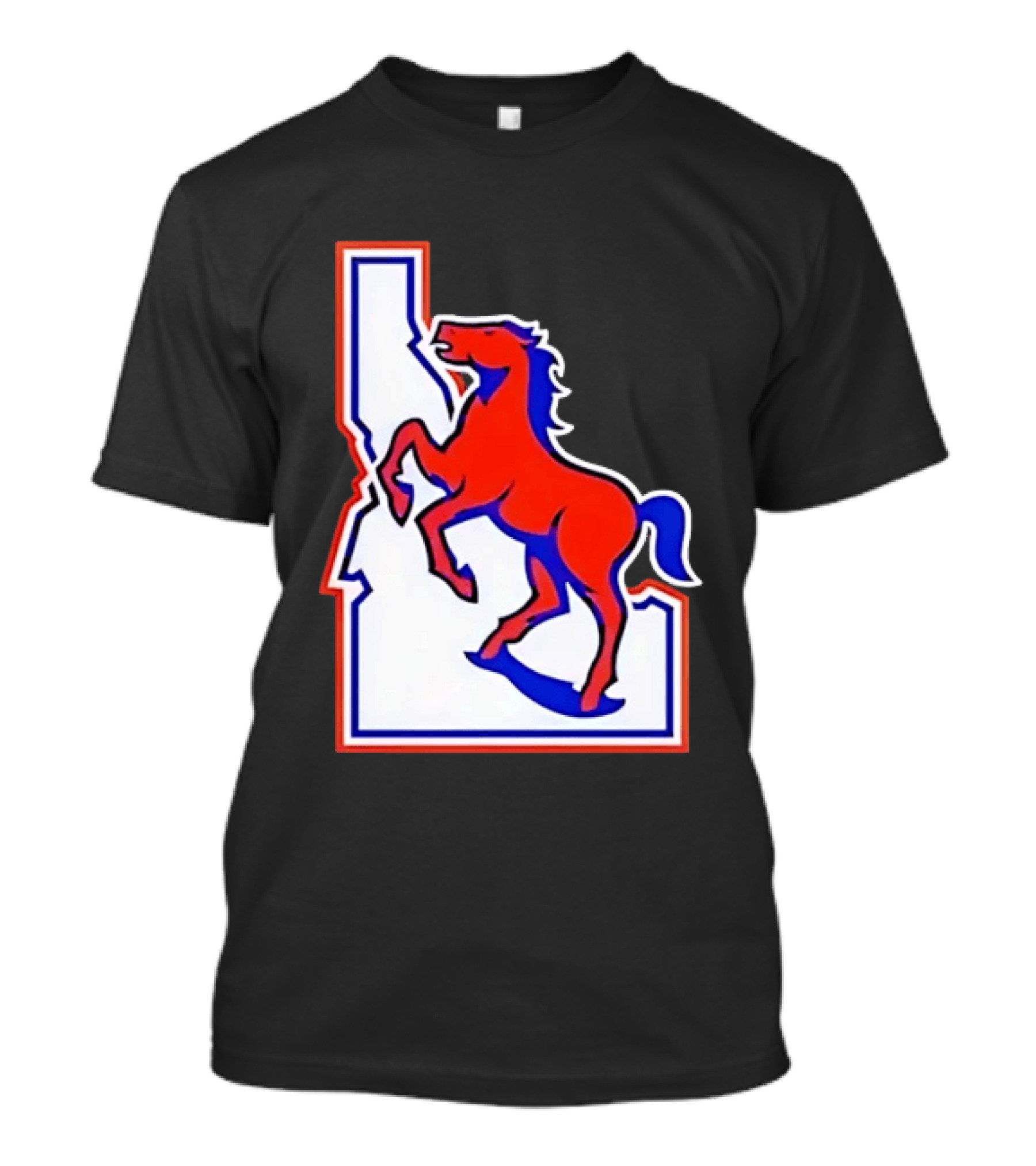 Boise State Broncos Idaho State Horse T-Shirt