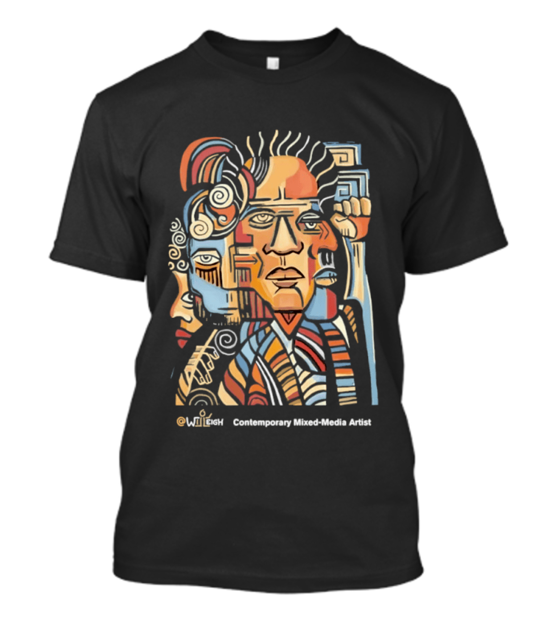 Wiieigh Contemporary Mixed Media Artist T-Shirt