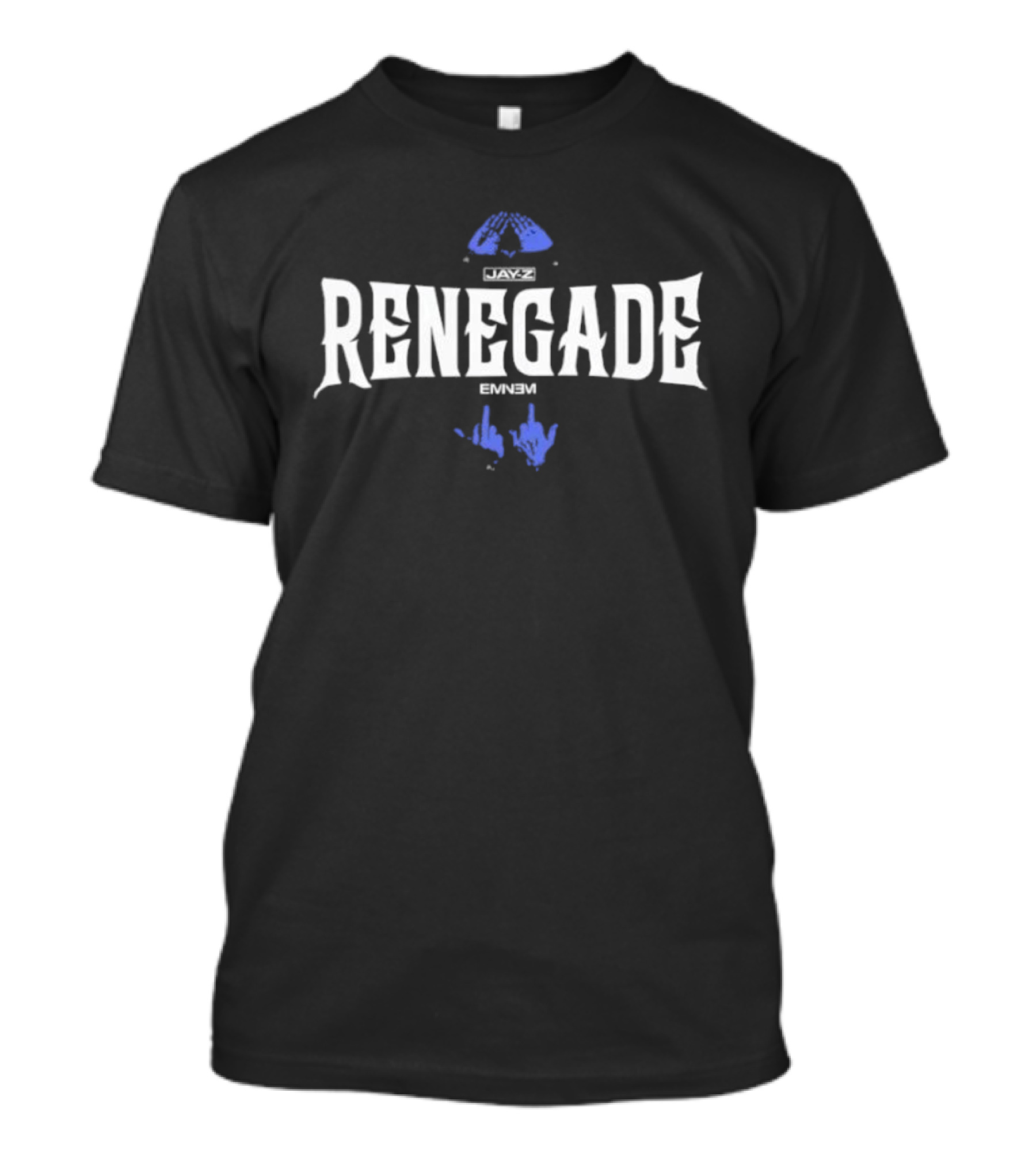 Jay Z Eminem Renegade Hip Hop Rap Music Middle Finger Gesture T-Shirt