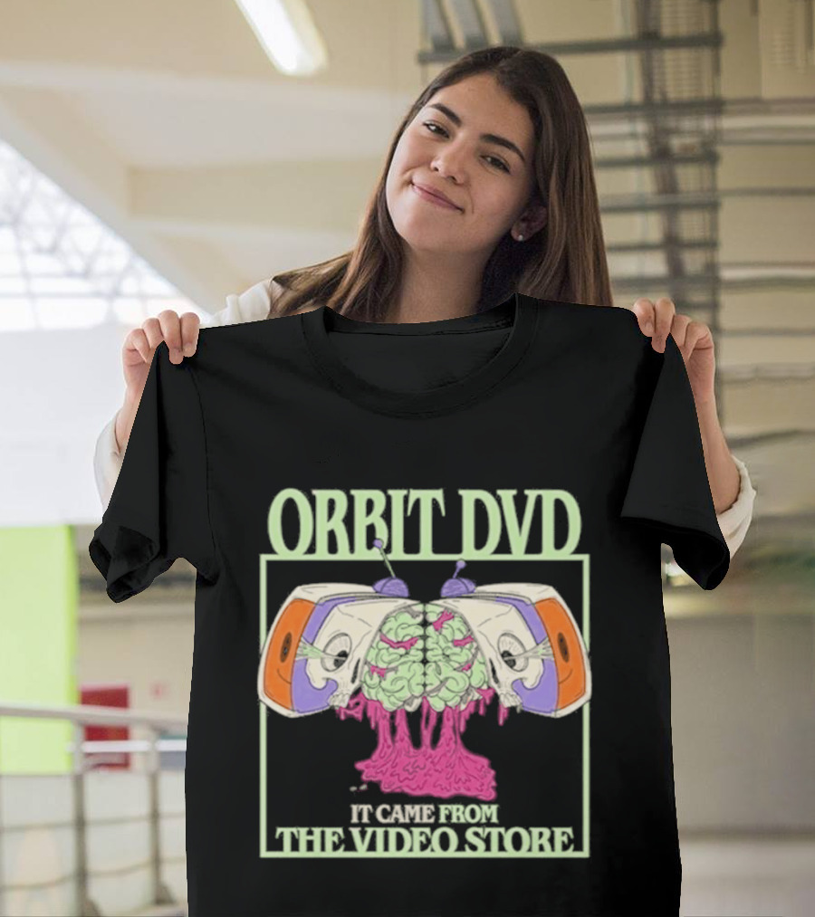 Orbit DVD It Came From The Video Store Halloween 2026 T-Shirt