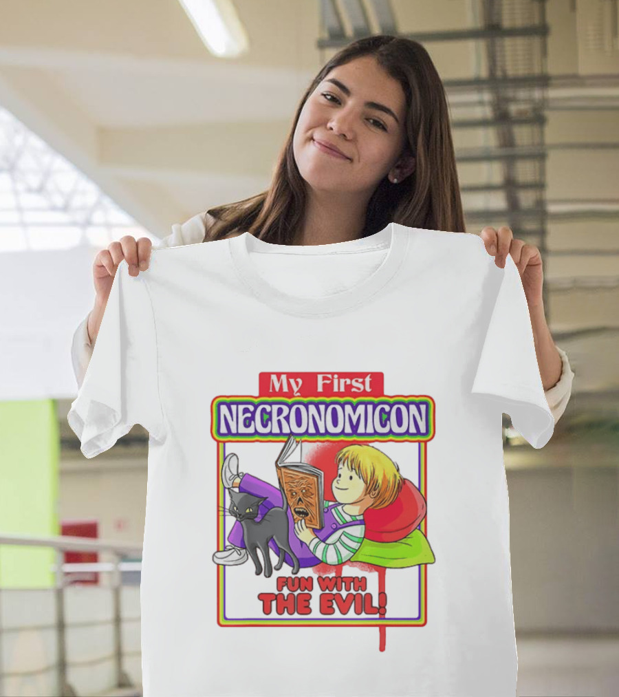 My First Necronomicon Fun With The Evil Dead Necronomicon Ash Williams T-Shirt