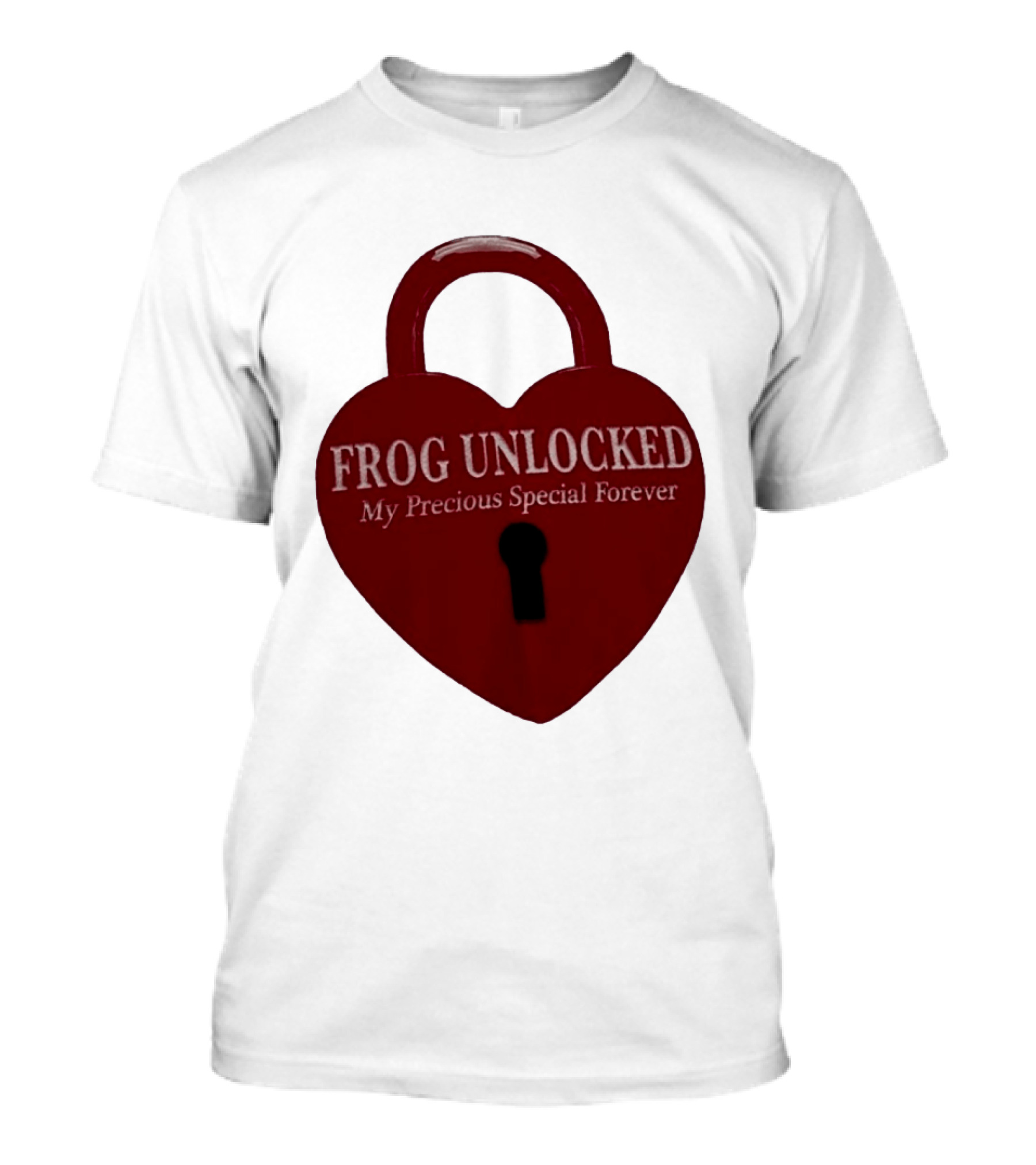 Frog Unlocked Heart Lock My Precious Special Forever T-Shirt