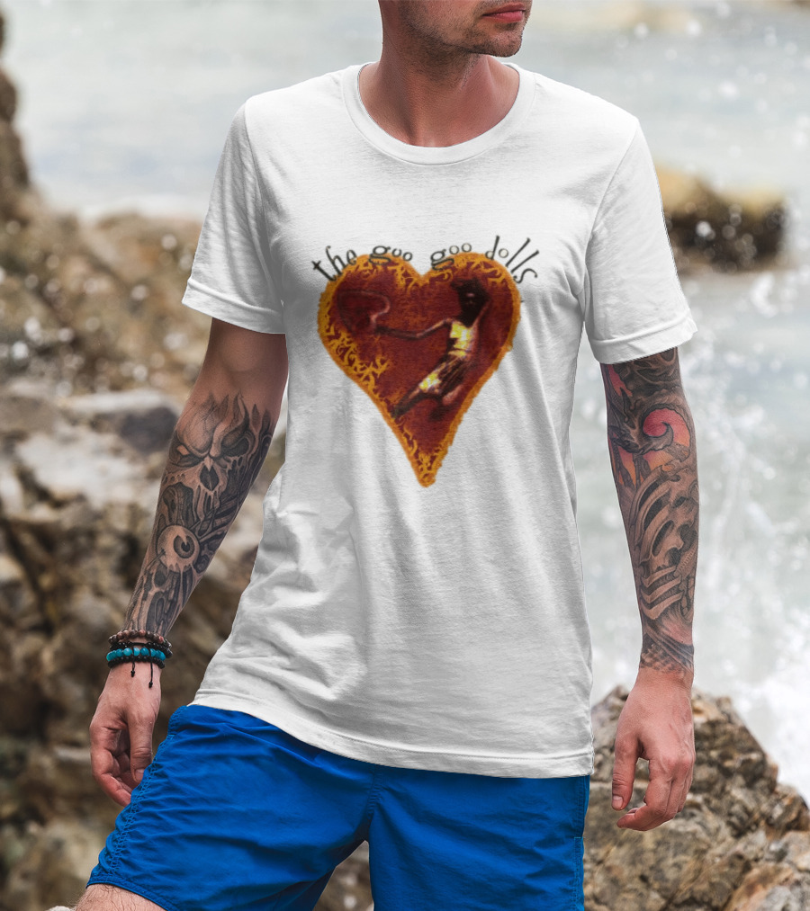 The Goo Goo Dolls Dizzy Up The Girl Heart Basketball Player T-Shirt