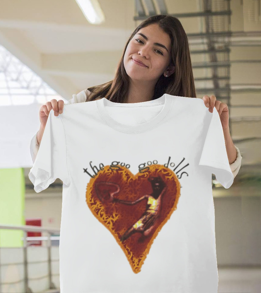 The Goo Goo Dolls Dizzy Up The Girl Heart Basketball Player T-Shirt