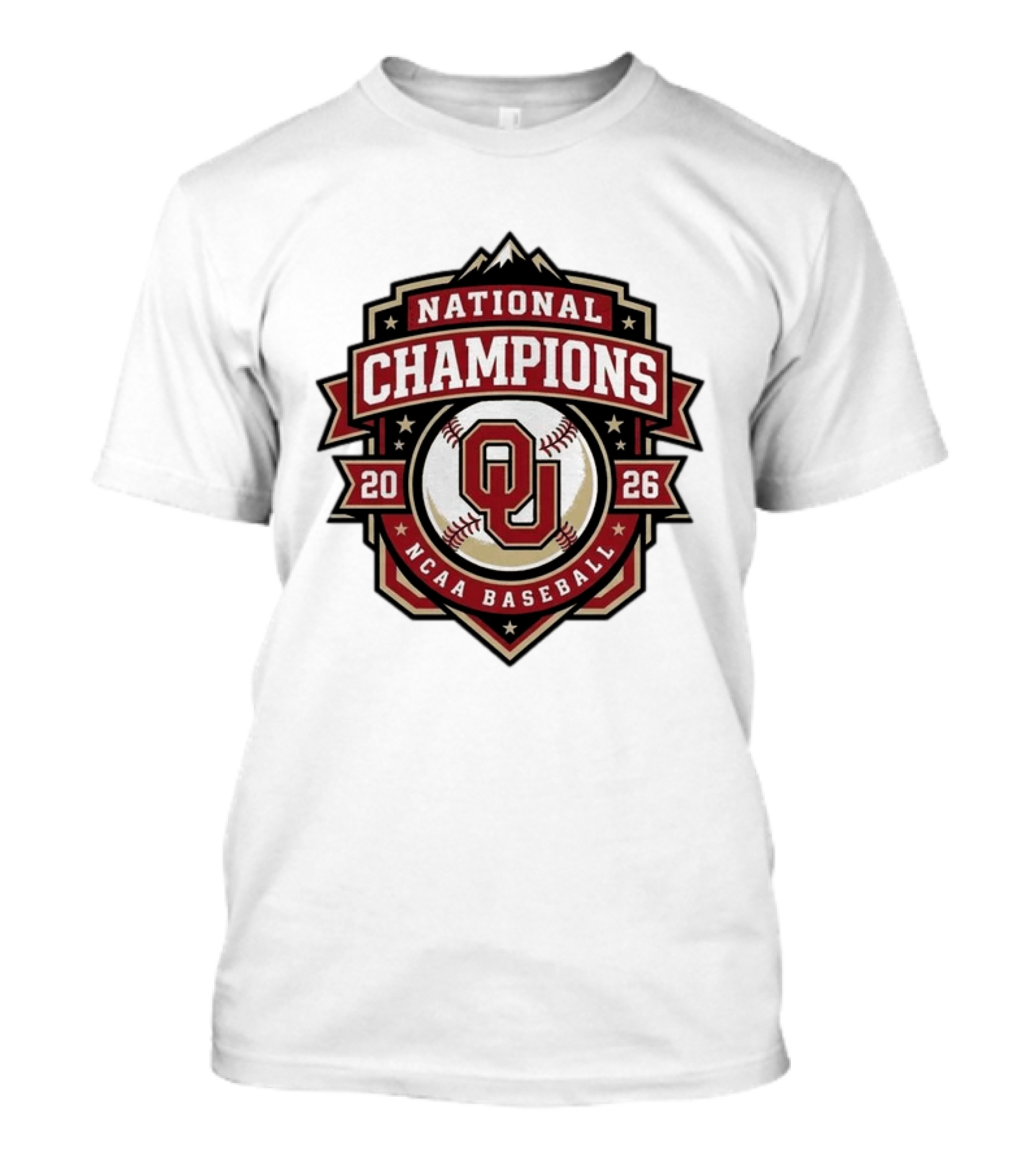 Oklahoma Sooners 2026 National Champions NCAA Baseball CWS T-Shirt