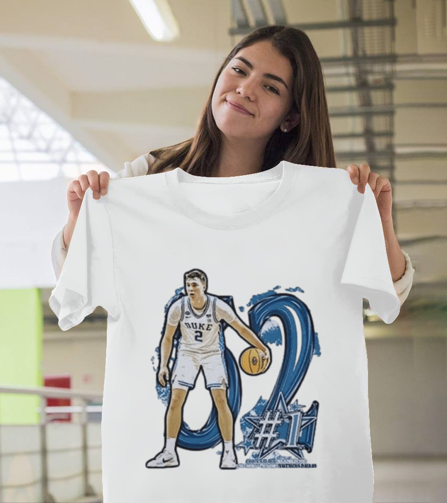 Duke Basketball Cooper Flagg Draft Number One Dallas Mavericks T-Shirt