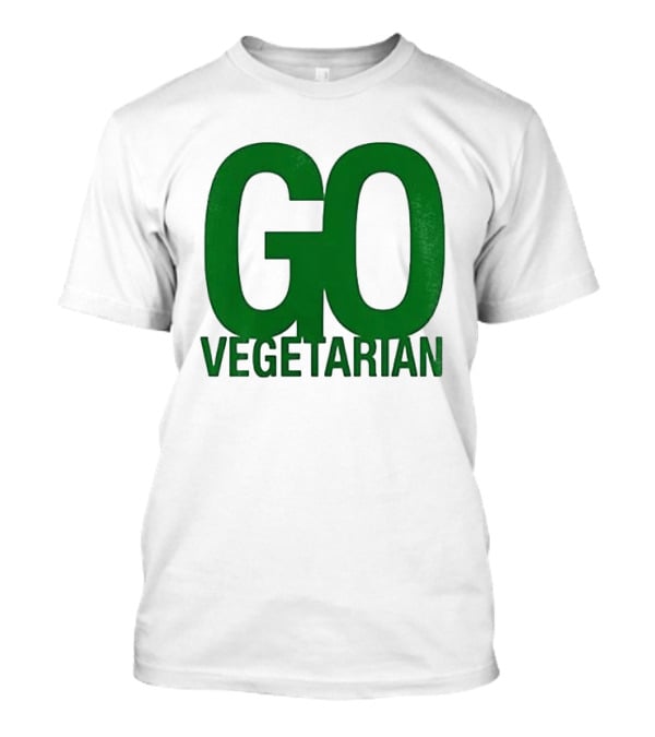 Justice Hamburgers Are Made Of What Go Vegetarian Cow T-Shirt