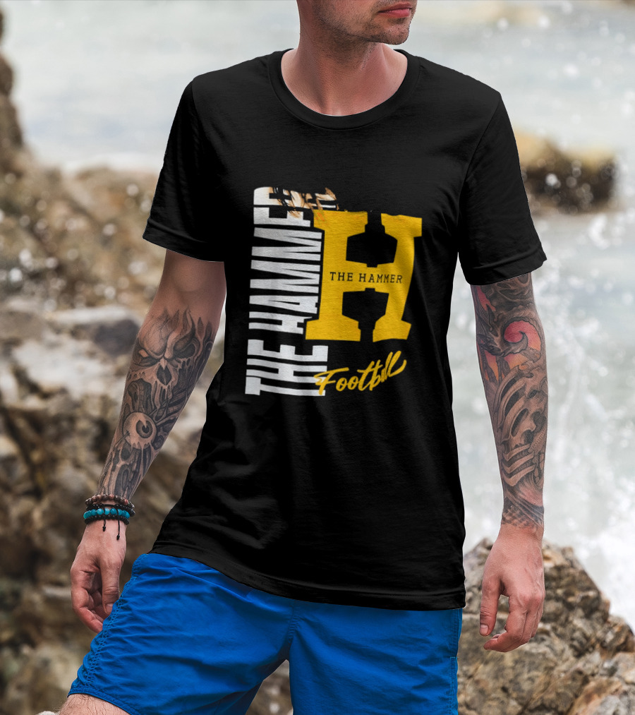 The Hammer H Athletic Football Team T-Shirt