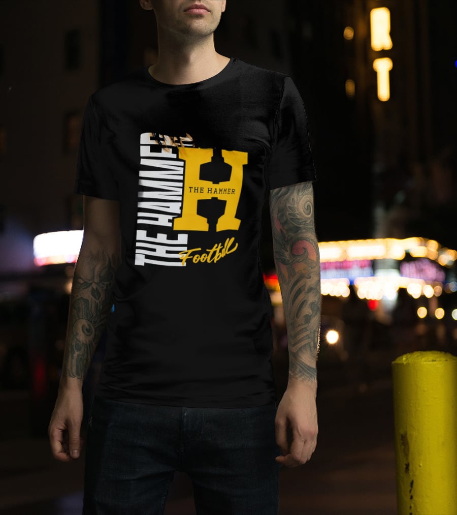 The Hammer H Athletic Football Team T-Shirt