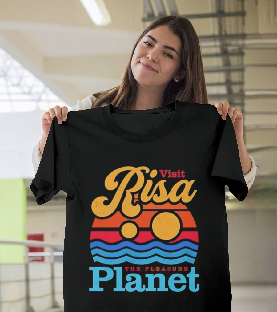 Visit Risa The Pleasure Planet Sci Fi Space Travel Adventure T-Shirt