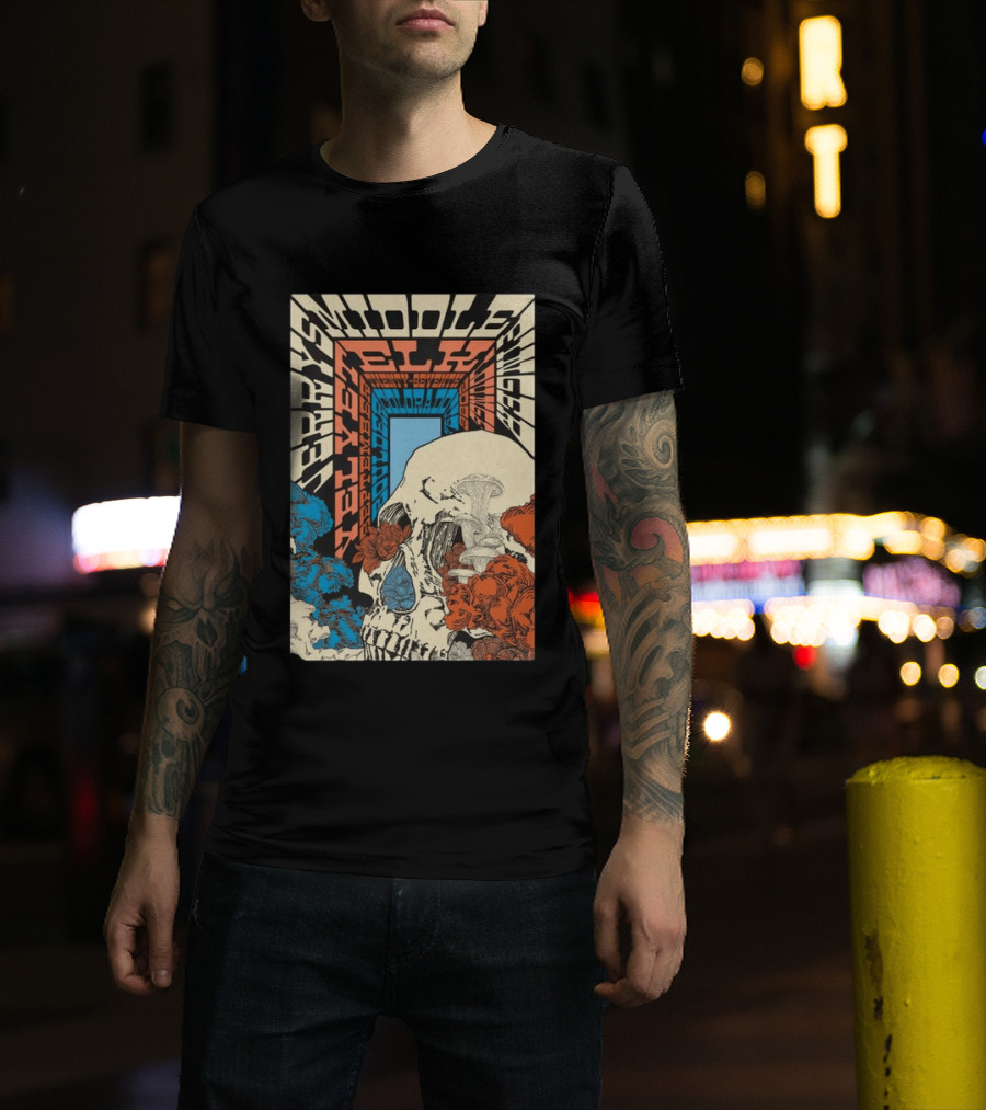 Jerry's Middle Finger Boulder Colorado September 27 2026 Skull T-Shirt