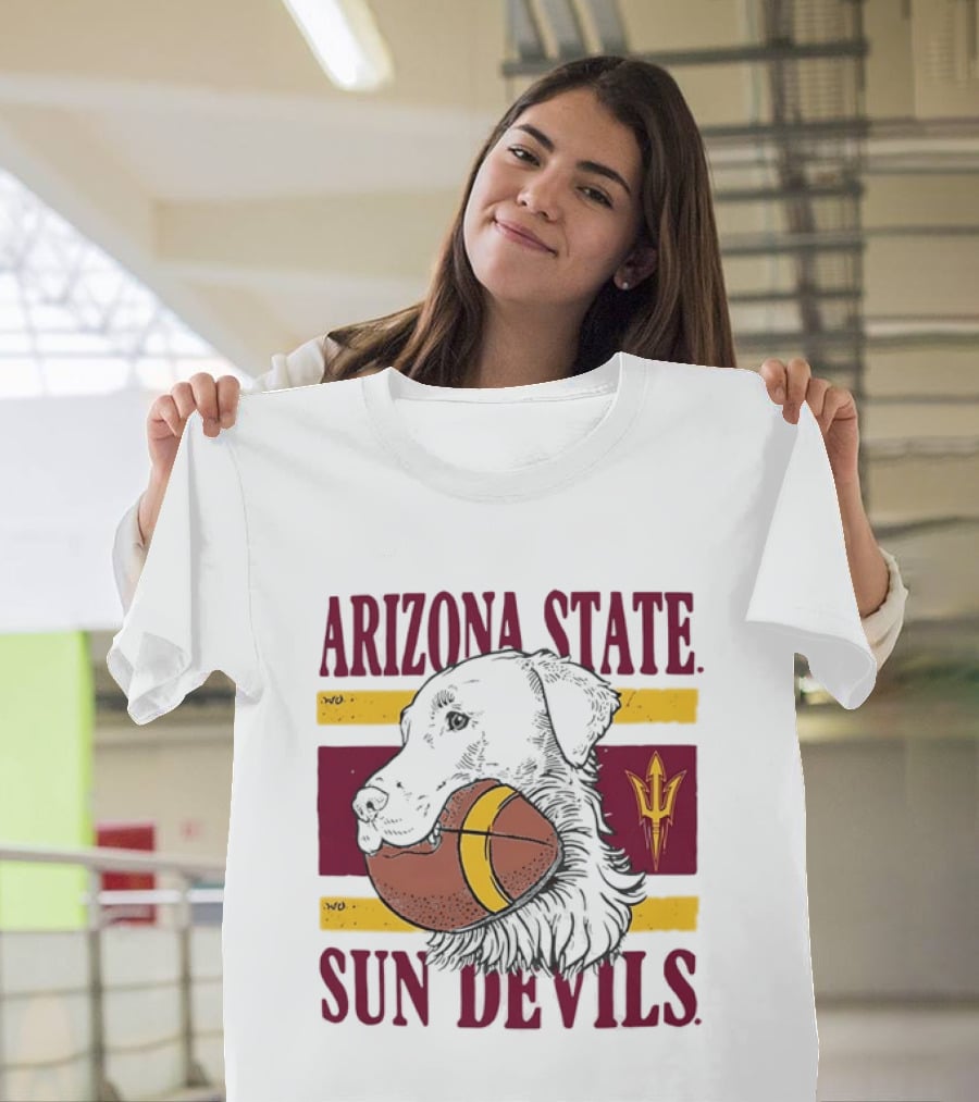 Arizona State Sun Devils Dog Football Team Spirit T-Shirt