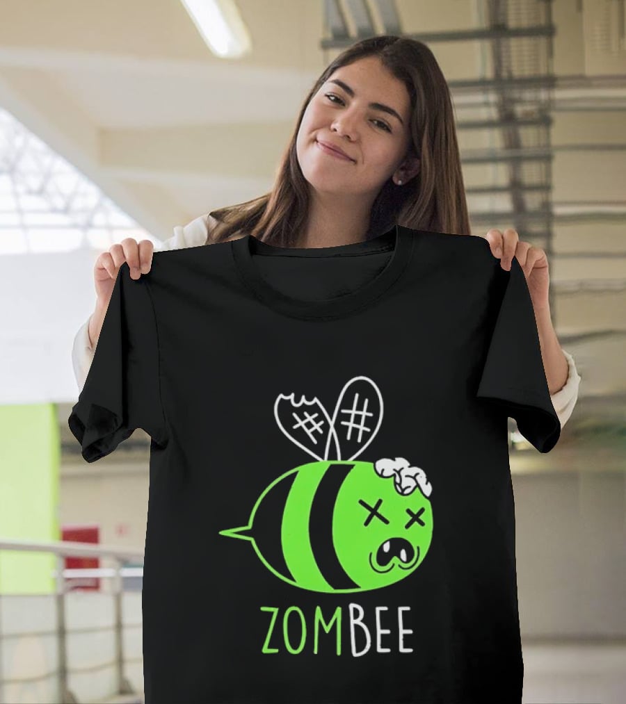 Zombee Brainy Undead Insect Horror Bee T-Shirt