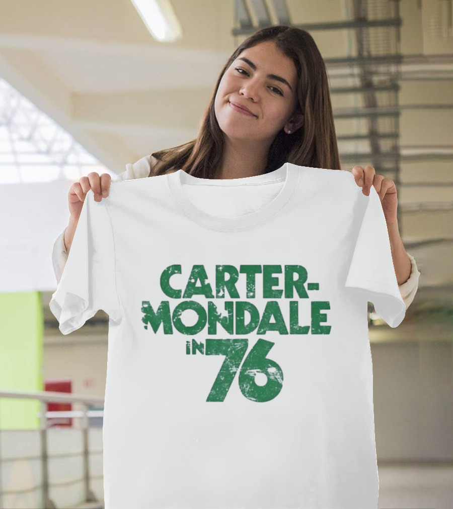 Carter Mondale In 76 Distressed Campaign T-Shirt