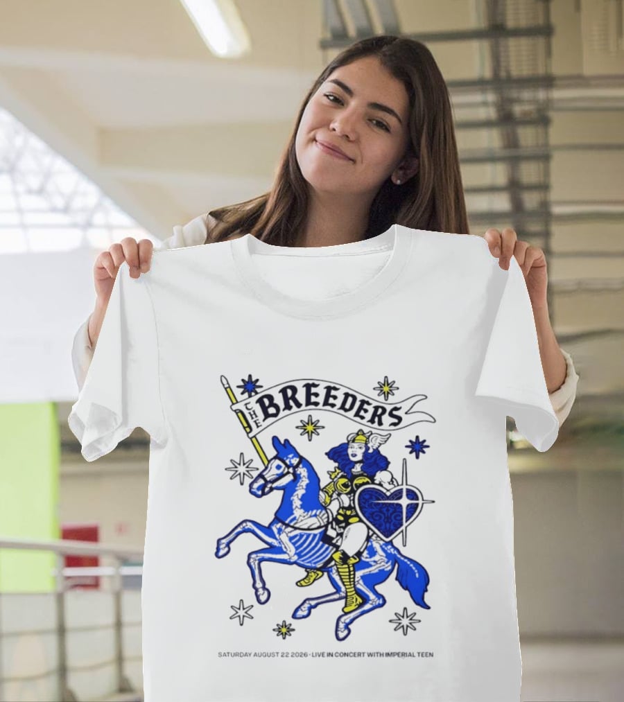 Saturday August 22 2026 The Breeders Live In Concert With Special Guest Imperial Teen T-Shirt