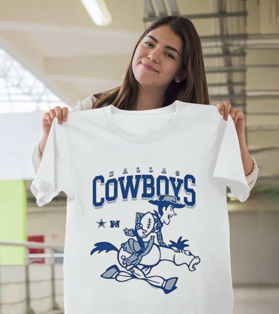 Woody Bullseye Dallas Cowboys Disney Mashup NFC Football T-Shirt