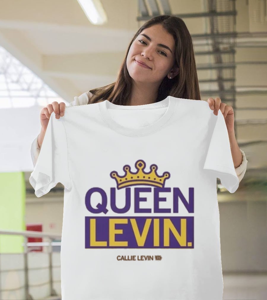 Queen Callie Levin Iowa Hawkeyes Crown T-Shirt