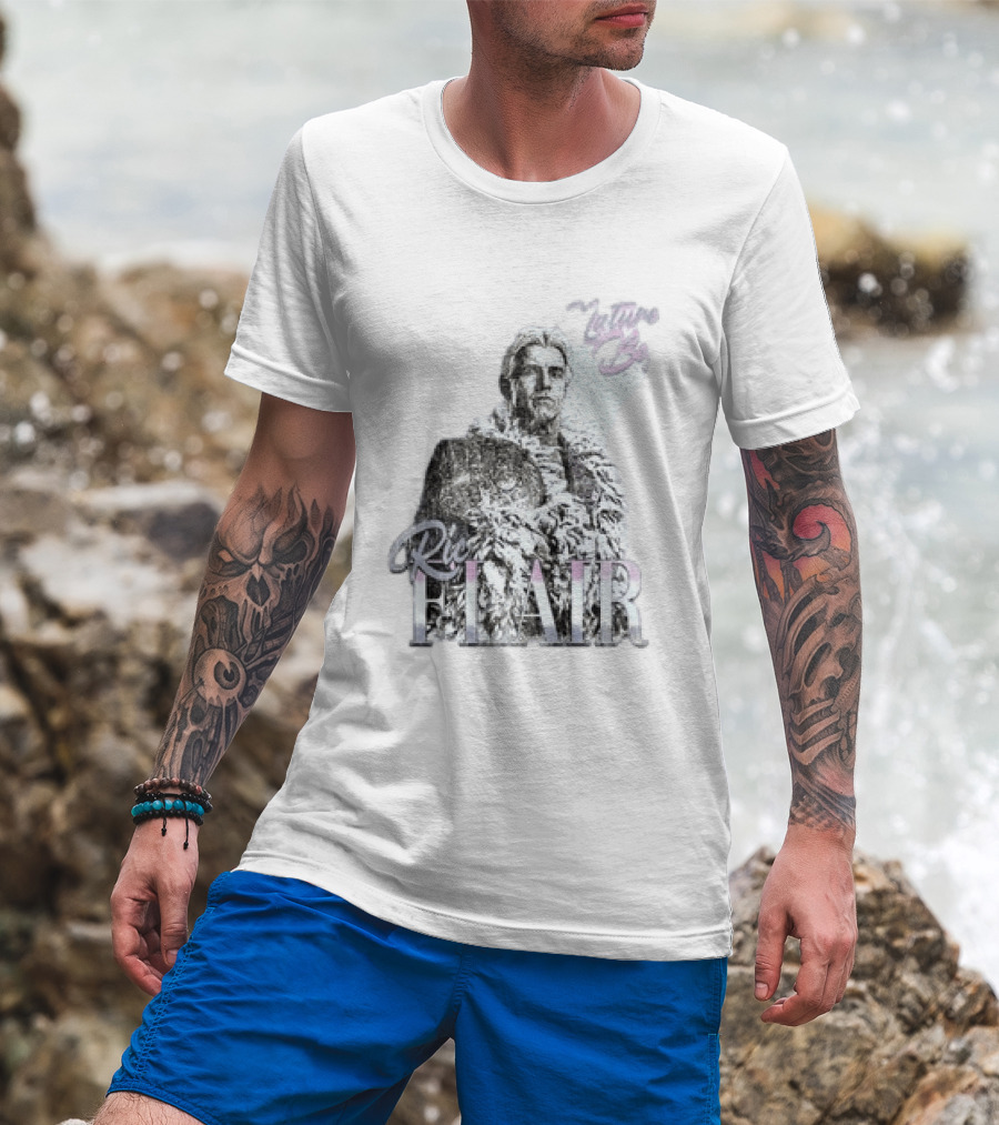 Ric Flair Nature Boy Classic Wrestling Style Black And White T-Shirt