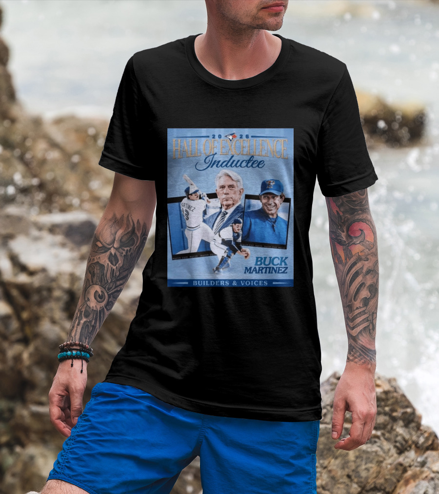 2026 Hall Of Excellence Inductee Buck Martinez Builders & Voices T-Shirt