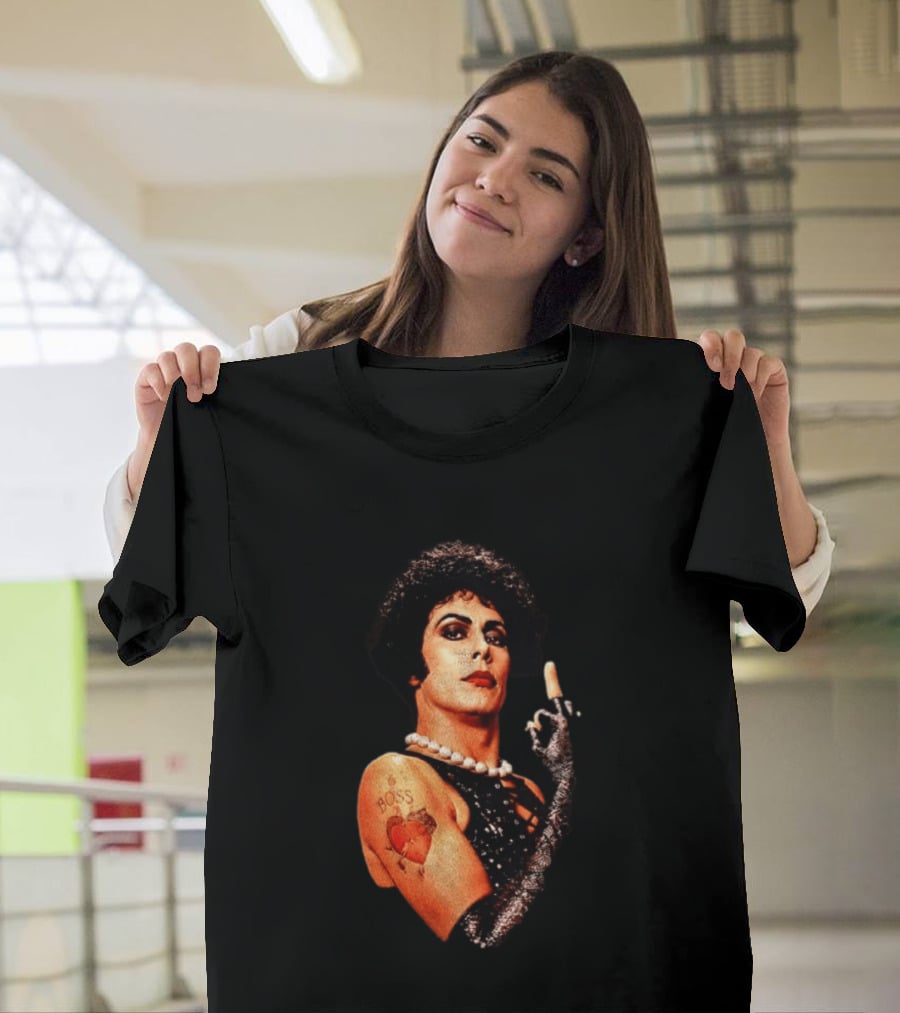 Dr Frank N Furter Rocky Horror Picture Show Boss Heart Tattoo T-Shirt