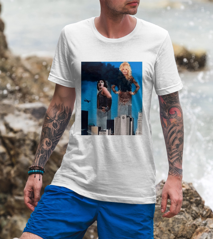 Tim Curry Dolly Parton Twin Towers 9 11 T-Shirt
