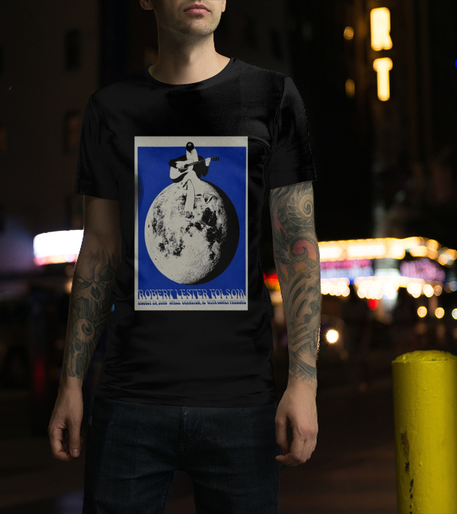 Robert Lester Folsom August 29 2026 Evanston IL Space Concert With Corey Parsons T-Shirt