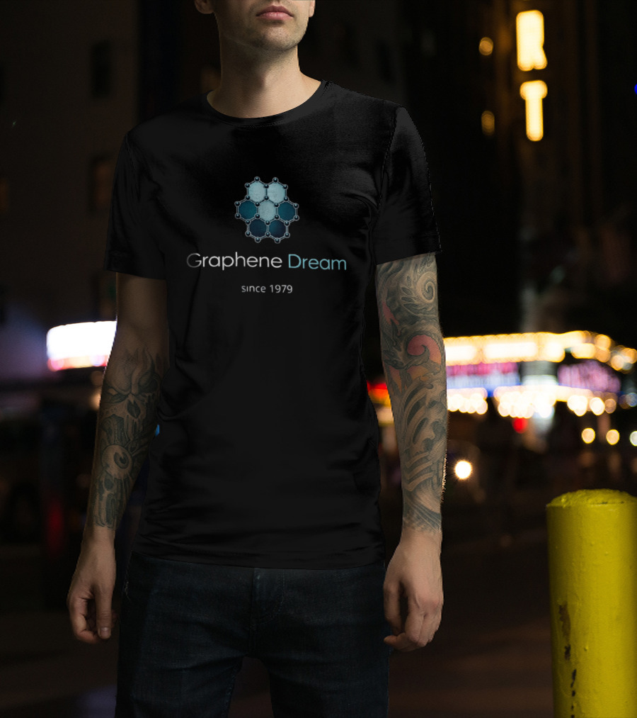 Graphene Dream Since 1979 Molecular Honeycomb Scientific Research Material T-Shirt