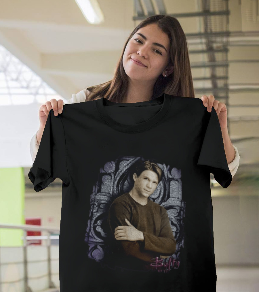 Riley Finn Marc Blucas Buffy Gothic Arch Arms Crossed T-Shirt