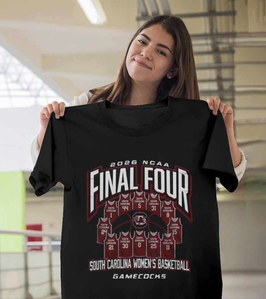 2026 NCAA Final Four South Carolina Women's Basketball Gamecocks T-Shirt