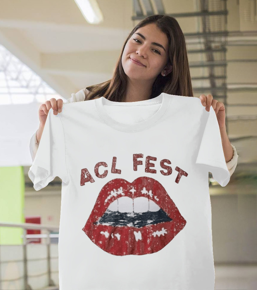 ACL Austin City Limits Fest 2026 Imogene X Willie Lips Lineup T-Shirt