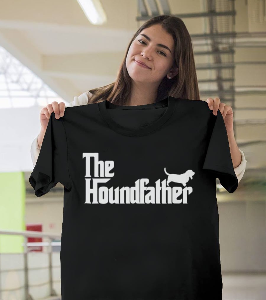 The Houndfather Basset Hound Dog Lover The Godfather T-Shirt