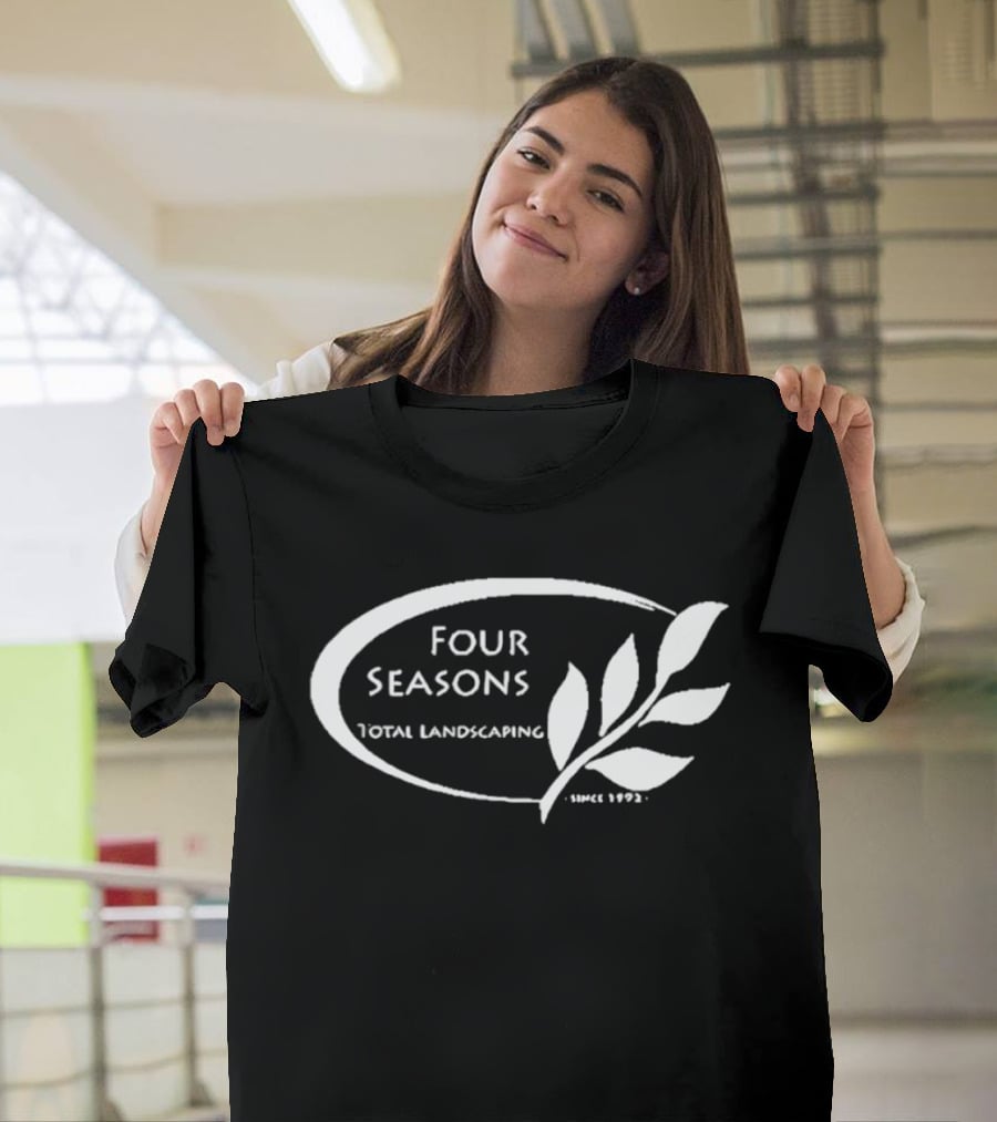 Four Seasons Total Landscaping Since 1992 Leaf T-Shirt