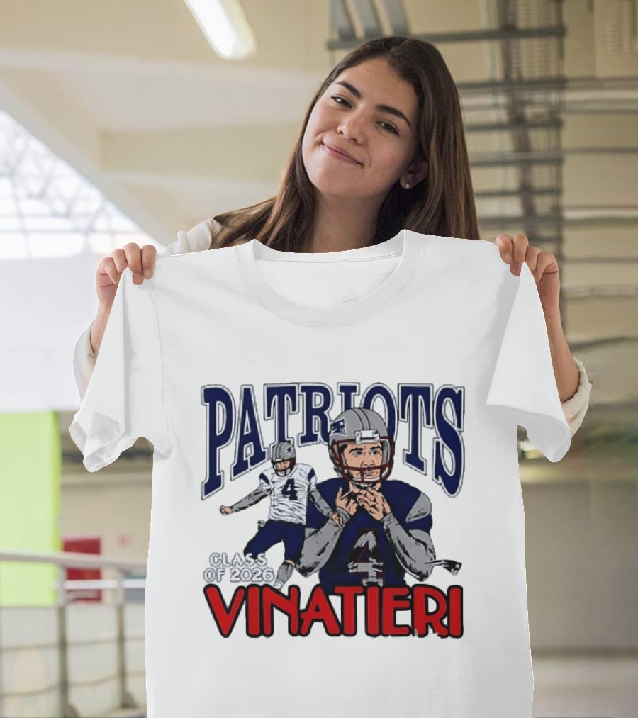 Patriots Vinatieri Class Of 2026 T-Shirt