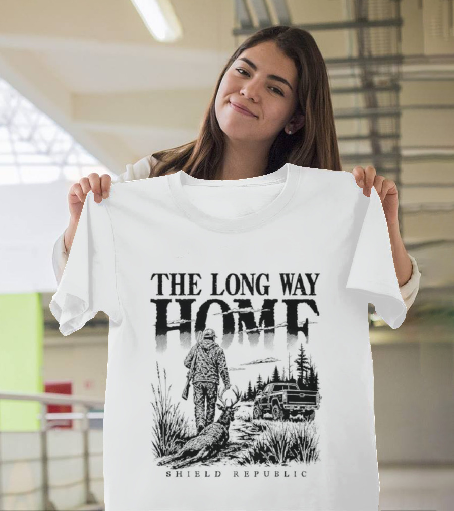 The Long Way Home Hunting Shield Republic T-Shirt