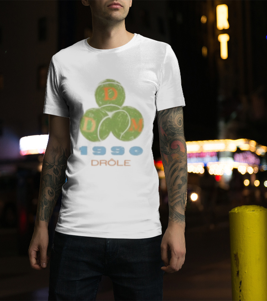 Droles De Monsieur 1990 DDM Tennis Balls T-Shirt
