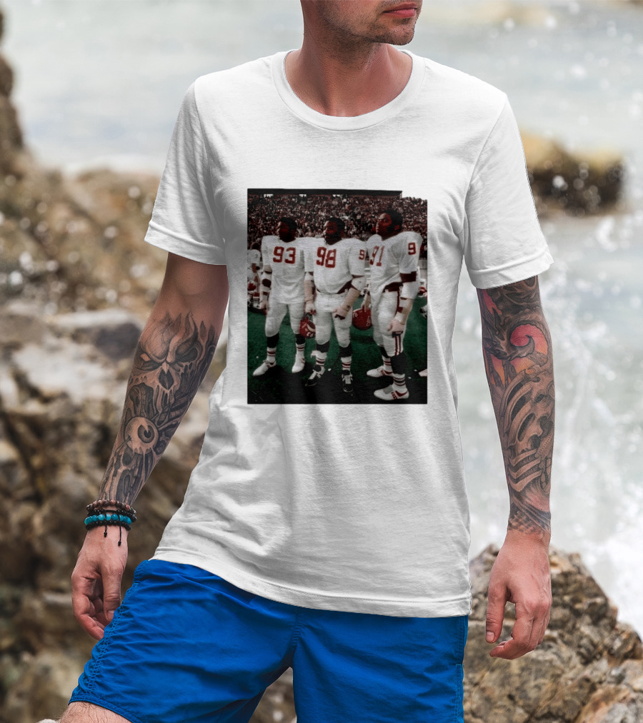 Oklahoma Sooners Football Players 93 98 91 On Field Sports Team Fan Gear T-Shirt