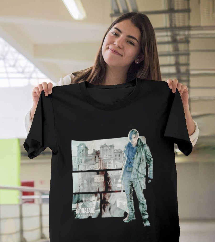 Leon S Kennedy Biohazard Requiem Raccoon City Survival Horror Game Series T-Shirt