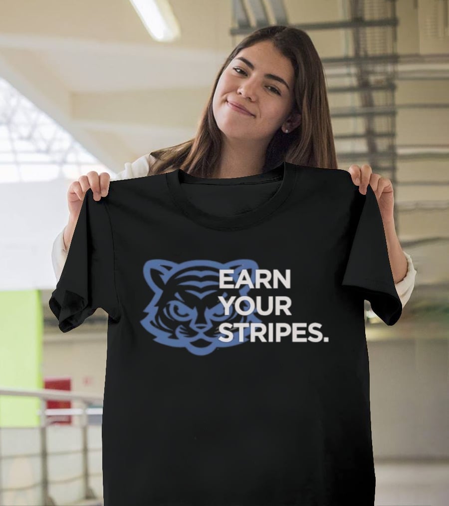 Detroit Tigers Earn Your Stripes MLB T-Shirt