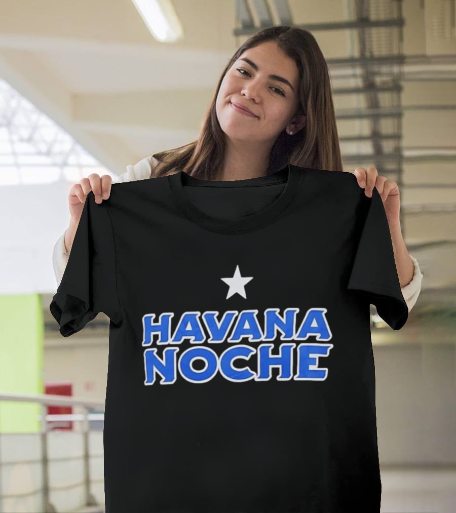Havana Noche Star Decoration Cuba Night Travel T-Shirt
