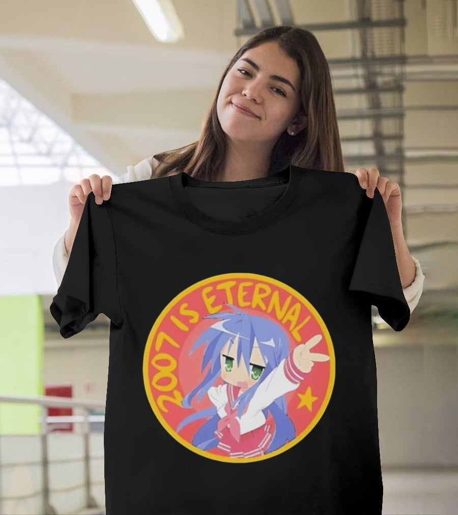 Konata Izumi 2007 Is Eternal Lucky Star Anime T-Shirt