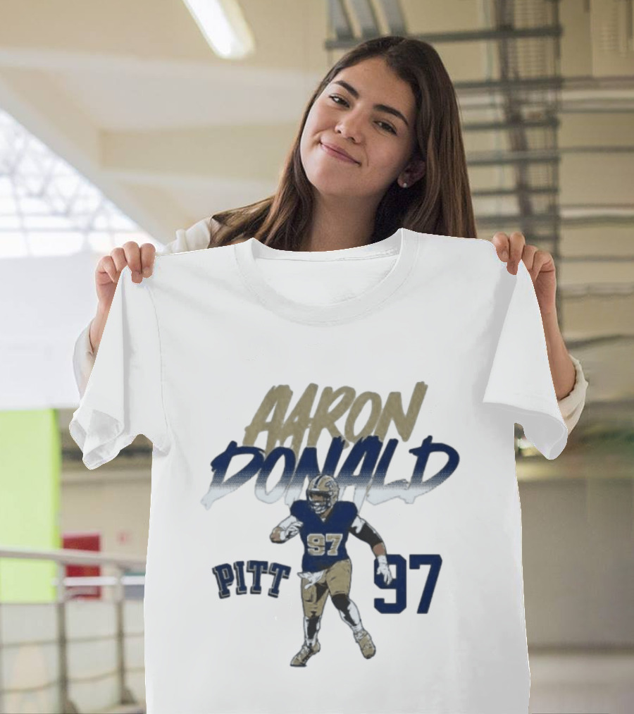 Aaron Donald 97 Pitt Panthers Football T-Shirt