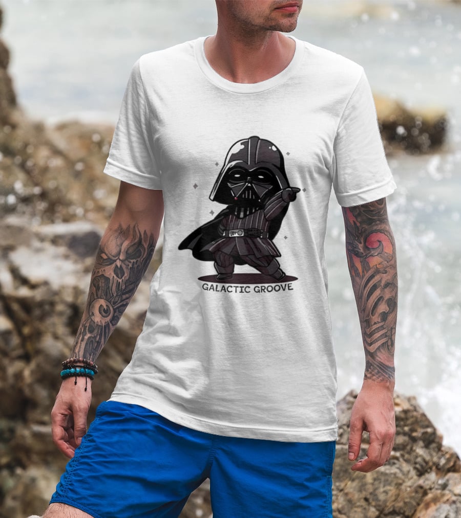 Star Wars Darth Vader Galactic Groove Chibi T-Shirt