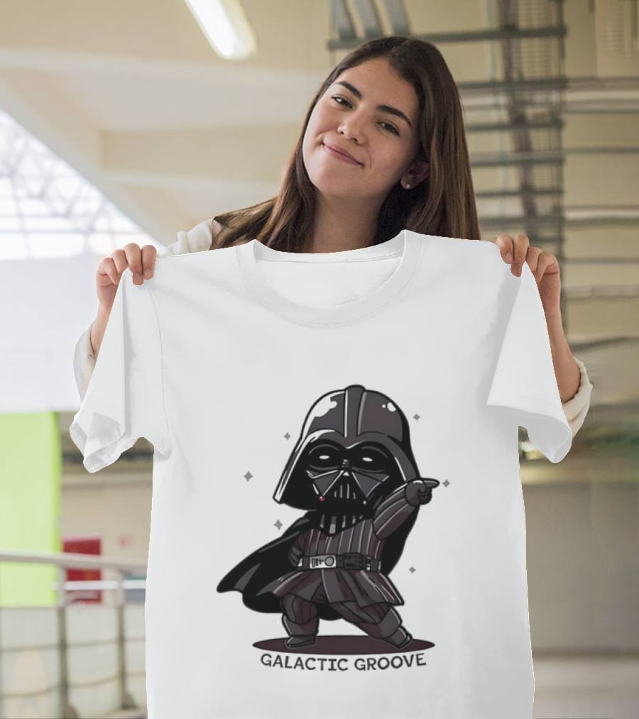 Star Wars Darth Vader Galactic Groove Chibi T-Shirt