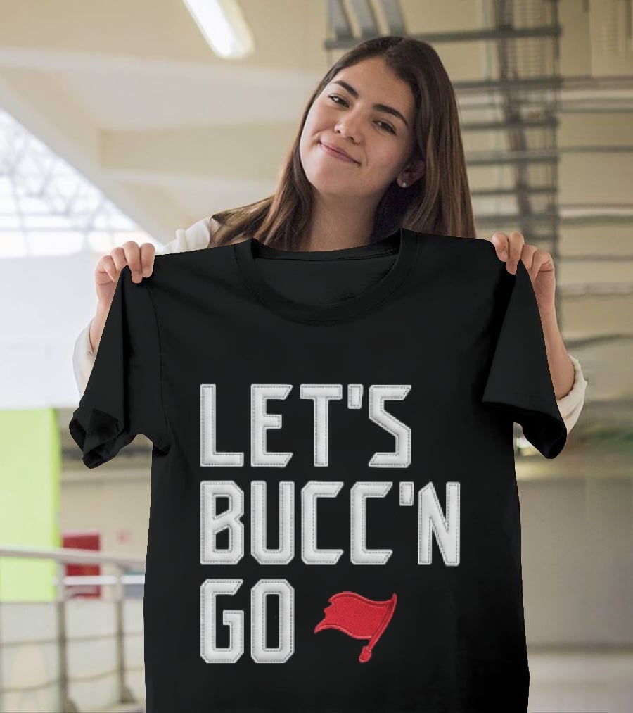 Let's Bucc'n Go Buccaneers Flag T-Shirt