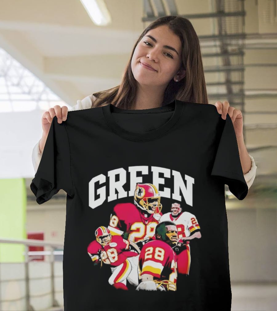 Darrell Green 28 Washington Football Legends Redskins NFL T-Shirt