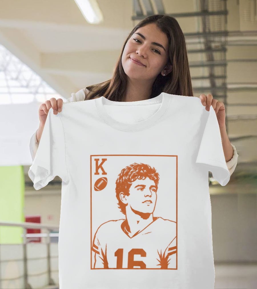 Arch Manning KO Football Card 16 T-Shirt