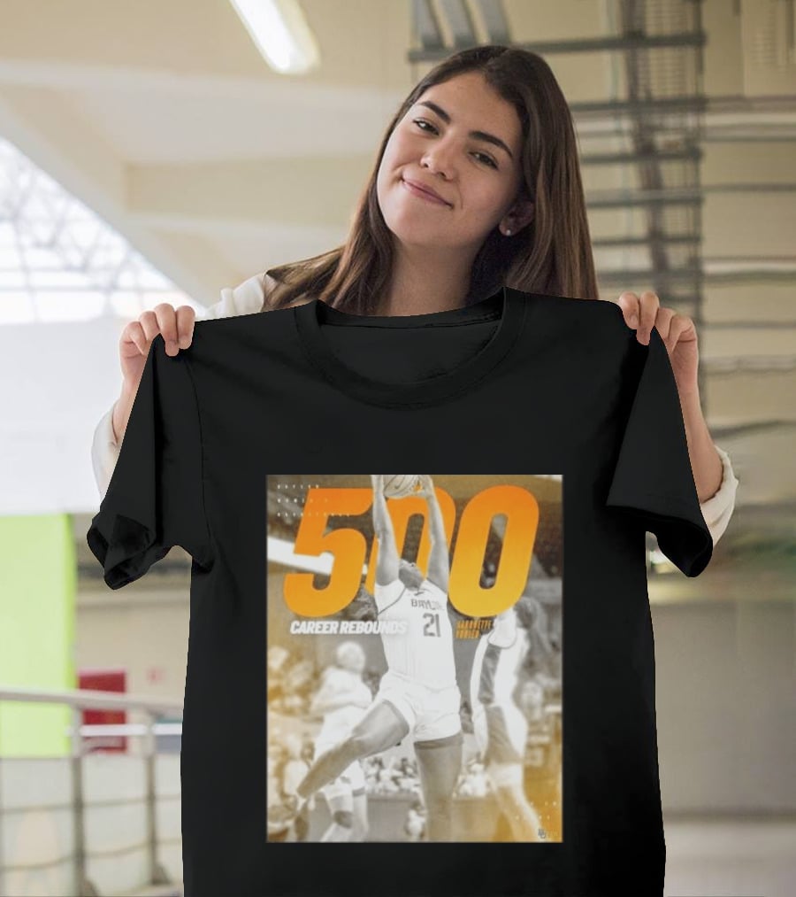 Baylor Bears Aaronette Vonleh 500 Career Rebounds T-Shirt